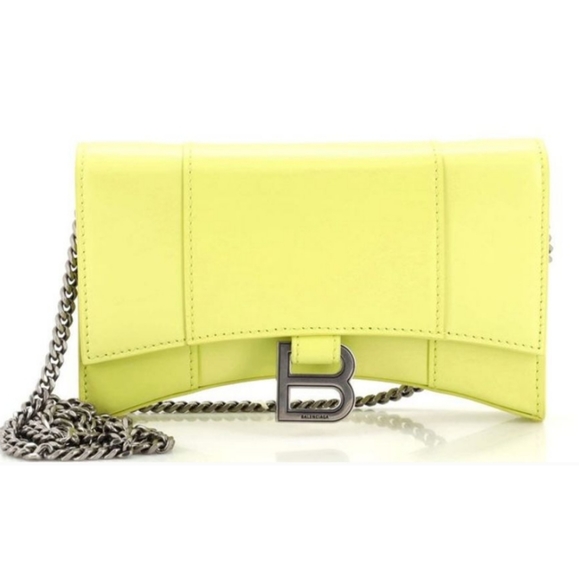 NWT Balenciaga hourglass wallet on chain crossbody bag mini - Picture 2 of 6
